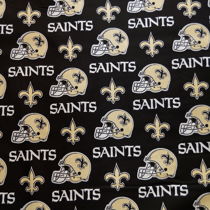 NFL Licensed New Orleans Saints 100% Cotton Fabric