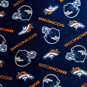 NFL Licensed Denver Broncos Fleece Fabric