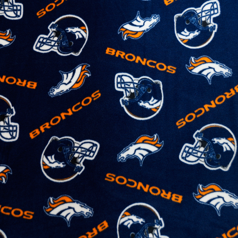 Dog Hoodie Denver Broncos Sports Fleece Fabric 