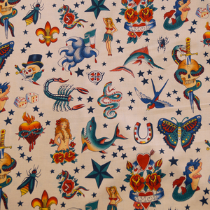 Tattoo Natural - Alexander Henry 100% Cotton Fabric