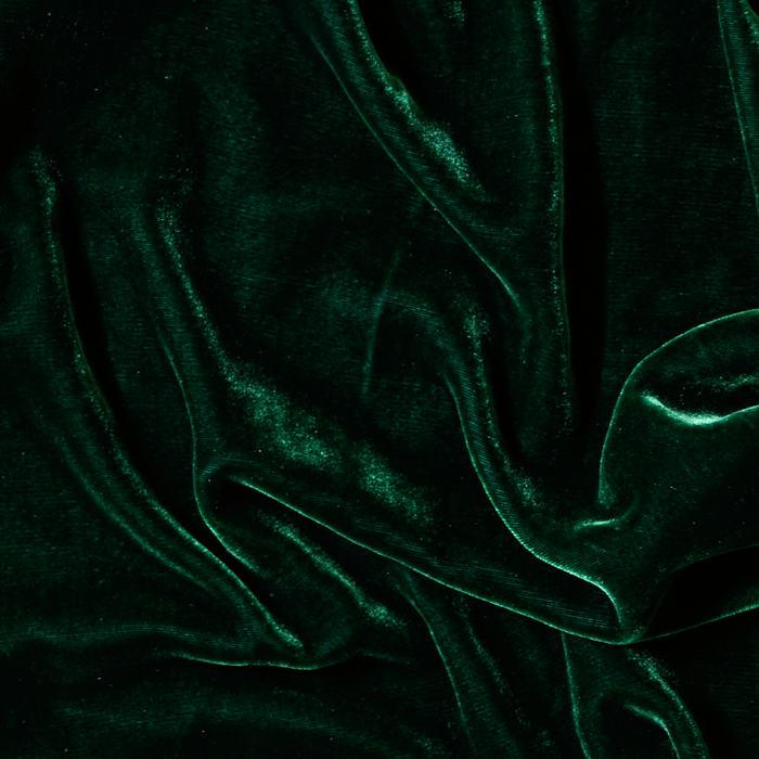 iFabric Hunter Green Silk Velvet Fabric