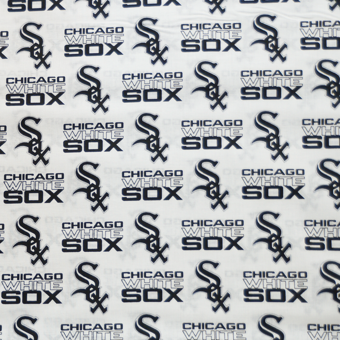 MLB Licensed Chicago White Sox 100% Cotton Fabric