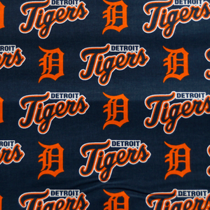 MLB Licensed Detroit Tigers 100% Cotton Fabric