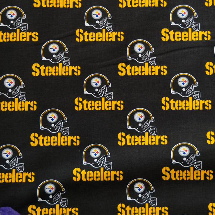 NFL Licensed Pittsburg Steelers 100% Cotton Fabric
