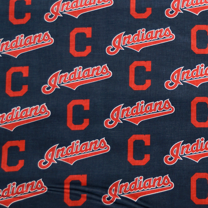 MLB Licensed Cleveland Indians 100% Cotton Fabric