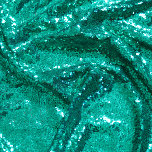 Teal Green Mini Glitz Sequin Fabric