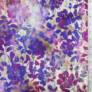 Purple Roses: Haven by In The Beginning 100% Cotton Fabric