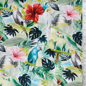 Grace Popp Tropical Birds 100% Cotton Fabric