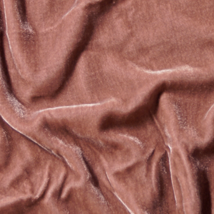 Mauve Silk Velvet Fabric