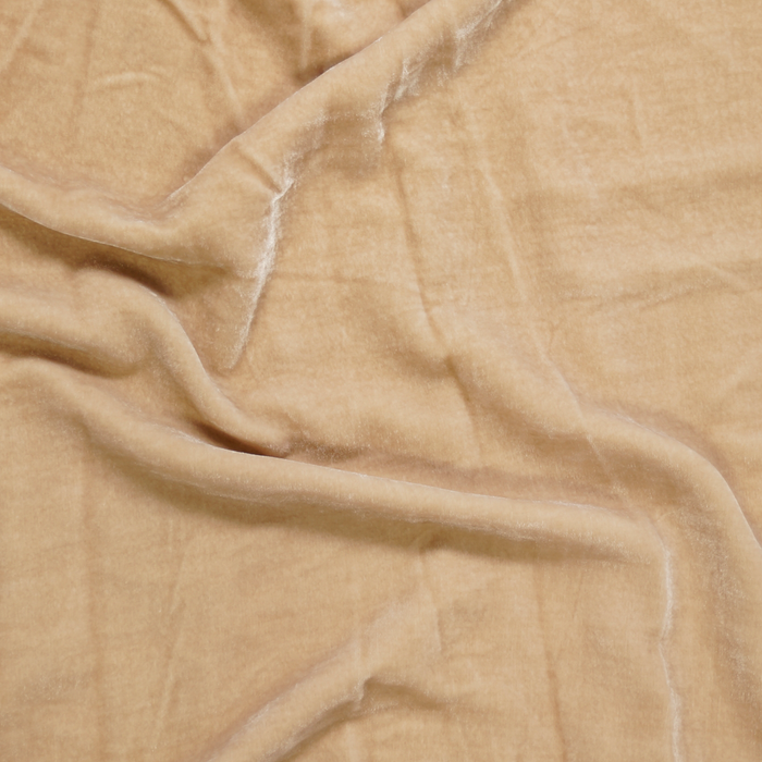 Gardenia Silk Velvet Fabric