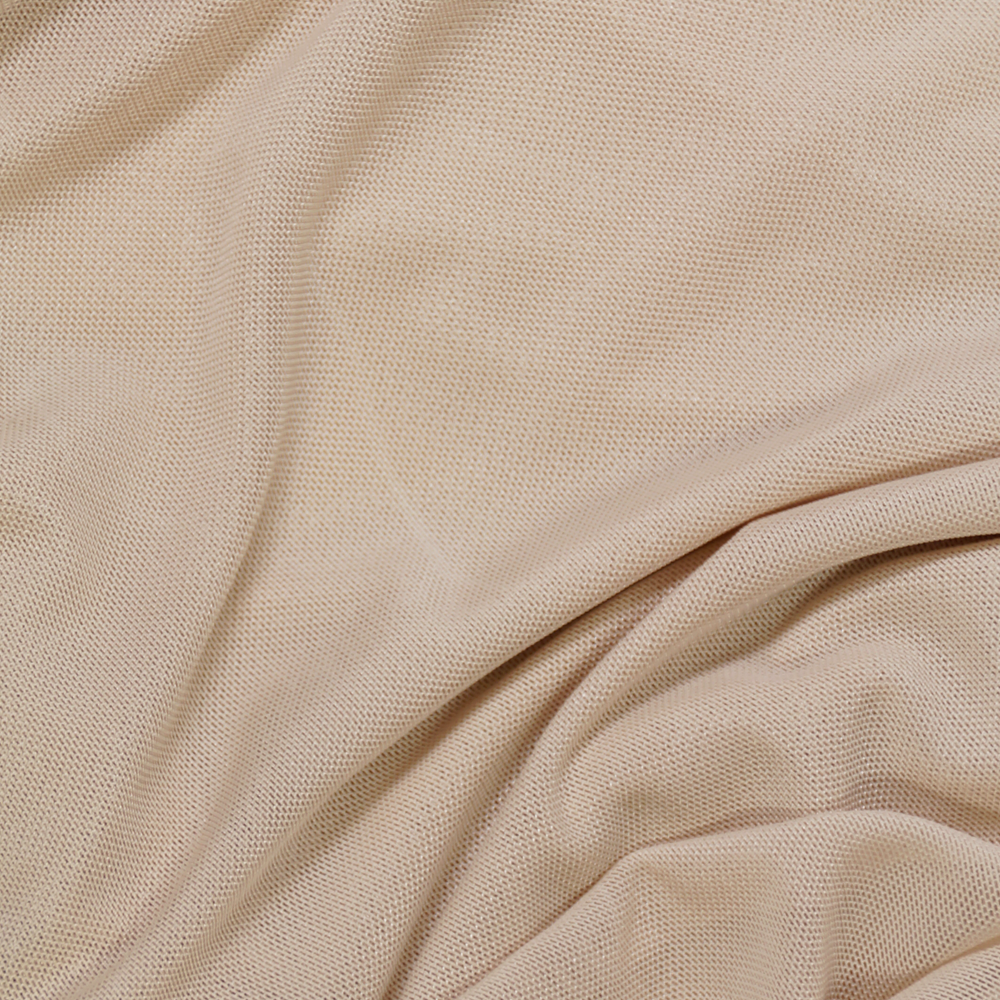 Power Stretch Mesh Fabric Nude, Fabric by the Yard