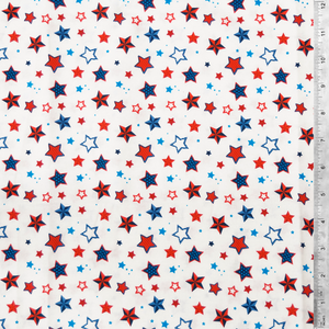 Fireworks Print 80/20 Cotton/Poly Fabric