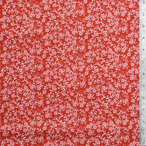 Tiny Vines - Scarlet Stitches by Henry Glass 100% Cotton Fabric