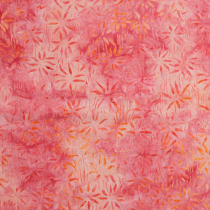 Bali Bamboo Batik  - Strawberry  by Benartex 100% Cotton Fabric