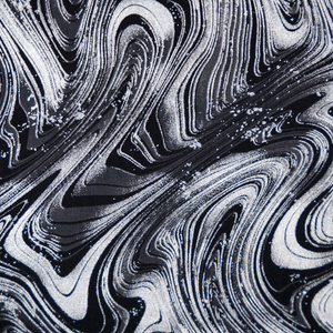 Marble Splendor Charcoal by Kanvas Studios 100% Cotton