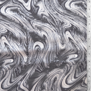 Marble Splendor Medium Gray by Kanvas Studios 100% Cotton