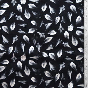 Floating Petals Charcoal by Kanvas Studios 100% Cotton