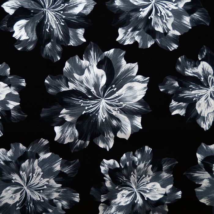 Midnight Flowers by Kanvas Studios 100% Cotton