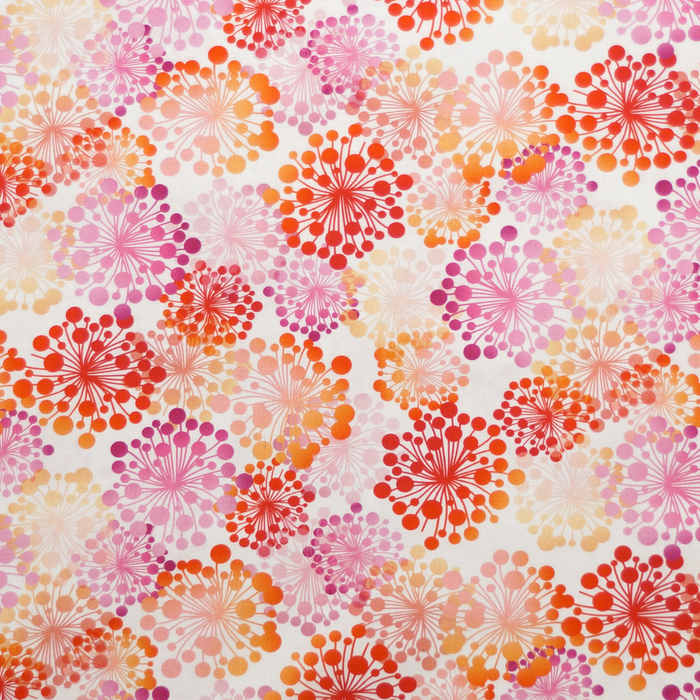 Dandy Red - A Groovy Garden by In The Beginning Fabrics