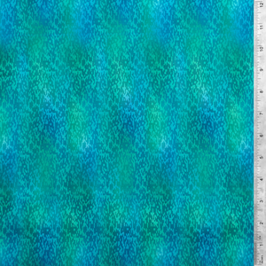 Texture Teal - A Groovy Garden by In The Beginning Fabrics