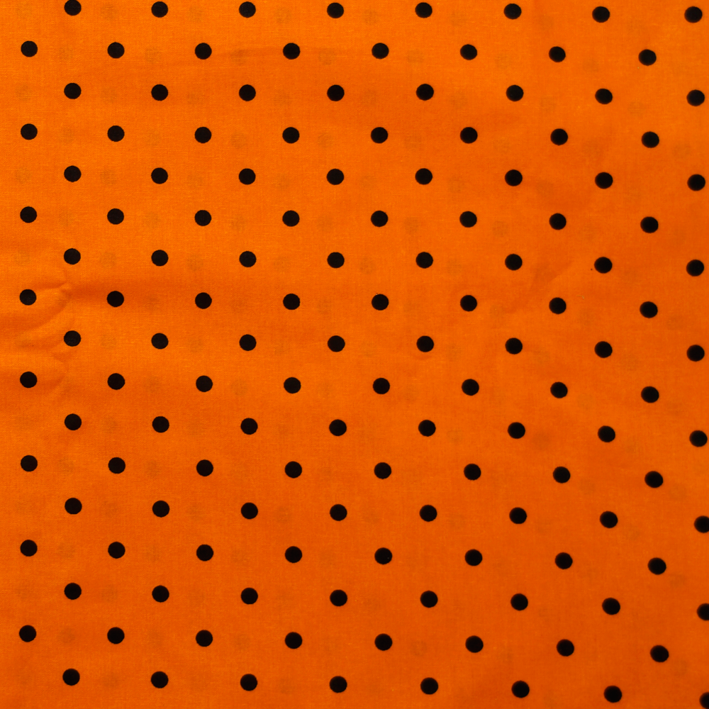 Orange Black Dot