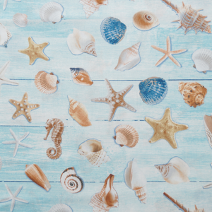 Beach All Over - Beach Collection by Timeless Treasures 100% Cotton Fabric