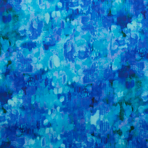 Fresh Cut - Blue Watercolors by P&B Textiles 100% Cotton Fabric