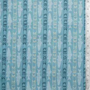 Teal Stripes: Lake Escapes by Jetty Home - P&B Textiles 100% Cotton Fabric