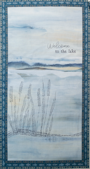 Large Panel: Lake Escapes by Jetty Home - P&B Textiles 100% Cotton Fabric