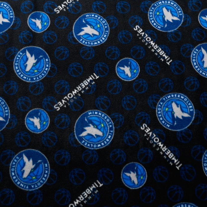 NBA Licensed Minnesota Timberwolves Anti-Pill Fleece Fabric