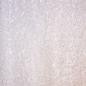 White Mini Glitz Sequin Fabric