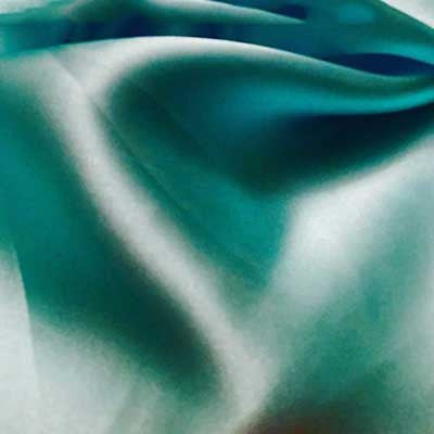 Turquoise Charmeuse Satin Fabric