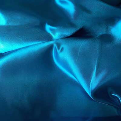 Turquoise Bridal Satin Fabric