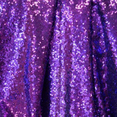 Lavender Sequin Fabric, Lavender Full Sequins Fabric, Lavender Glitz Sequins  on Mesh Fabric, Lilac Sequins Fabric by the Yard 
