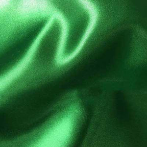 Kelly Green Bridal Satin Fabric