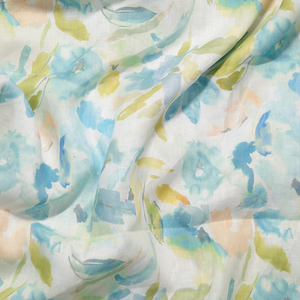 Summer Floral 100% Linen Print