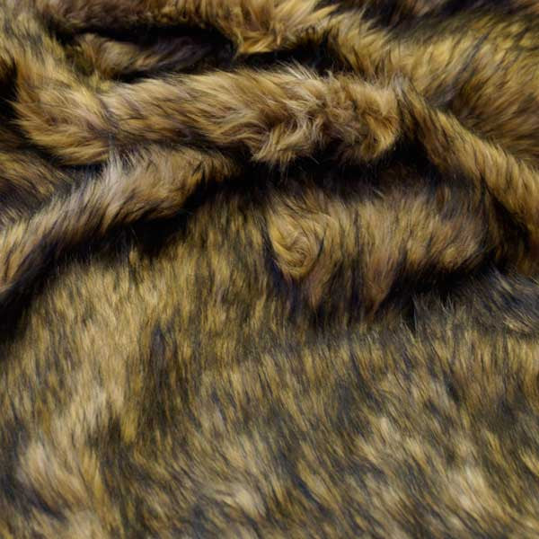 Twisted Cream Gorilla Long Pile Faux Fur Fabric