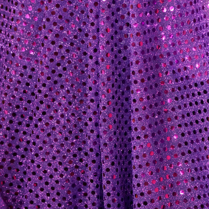 Purple Confetti Dot Sequin Fabric