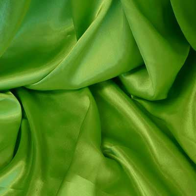 Lime Green Charmeuse Satin Fabric