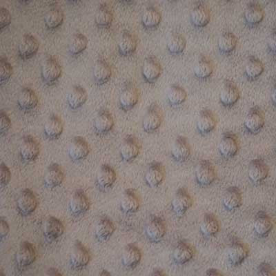 Light Gray Minky Dot Fur Fabric