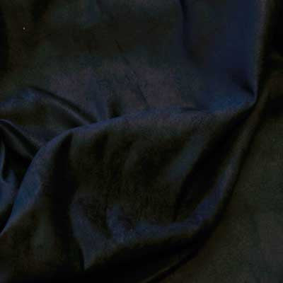 Black Faux Suede Fabric