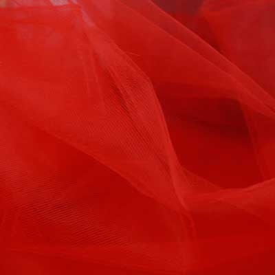 Decorative Red Tulle - 40 yds Fabric
