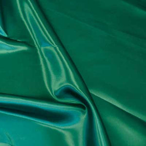 Forest Green Bridal Satin Fabric