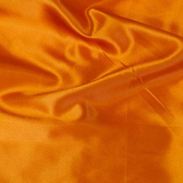Orange Charmeuse Satin Fabric