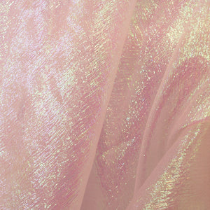 Soft Pink Woven Translucent/Iridescent LamŽ