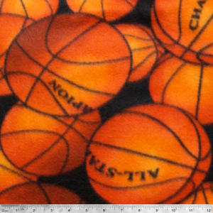 Basketball Anti-pill Fleece Fabric