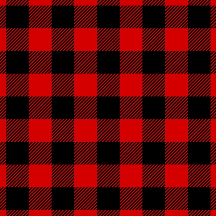 Buffalo Plaid Red and Black
