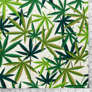 Herb - Natural/Green  - Alexander Henry Collection 100% Cotton Fabric