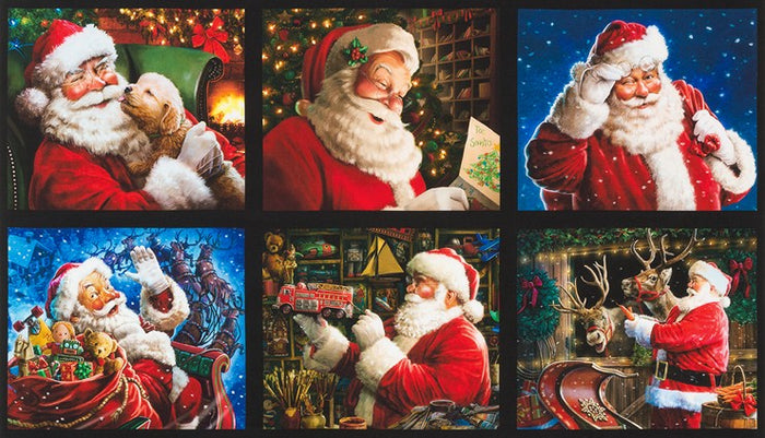Holiday - Jolly Saint Nick by Robert Kaufman 100% Cotton