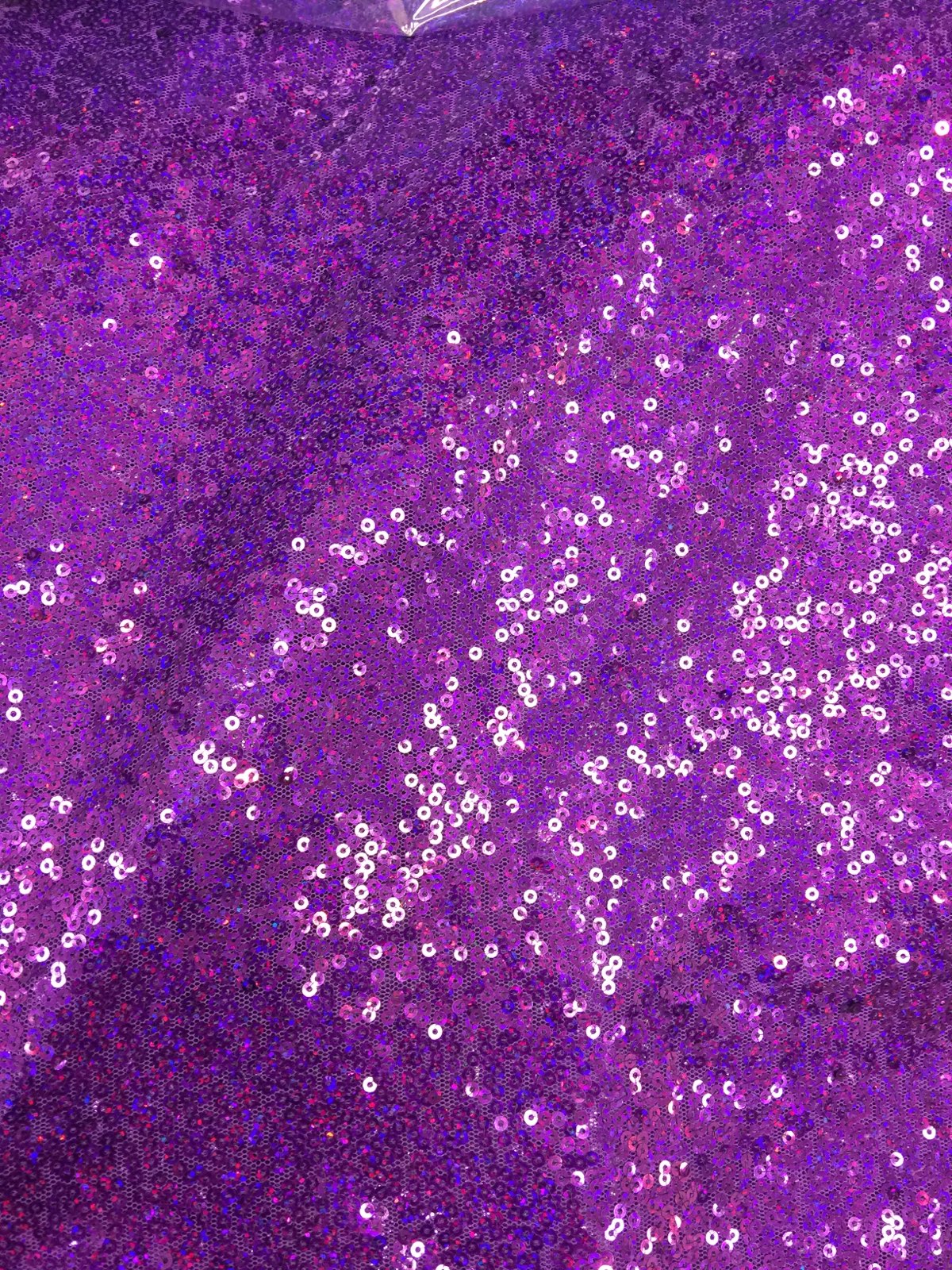 Lavender Sequin Fabric, Lavender Full Sequins Fabric, Lavender Glitz Sequins  on Mesh Fabric, Lilac Sequins Fabric by the Yard 